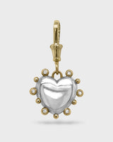 Valentina - Florentine Heart Locket - Silver