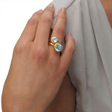 Behrianna Cocktail Ring - Blue Topaz  - 9ct, 14ct & 18ct Gold