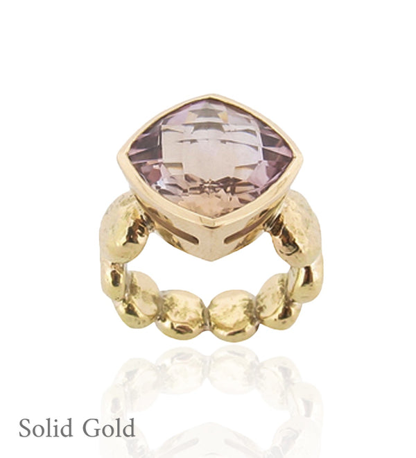 Adara Cocktail Ring - Ametrine - Solid Gold