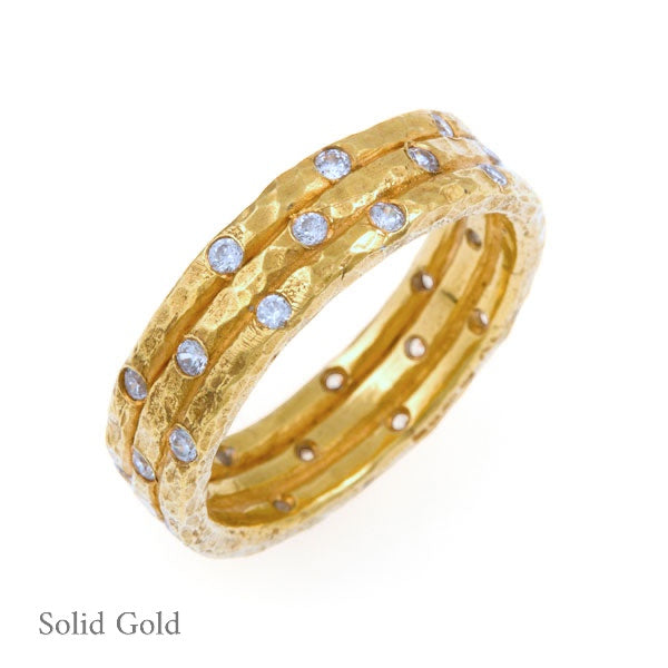 Damalis Diamond Ring - Solid Gold