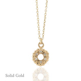 Dianthe Pendant - Diamonds - Solid Gold