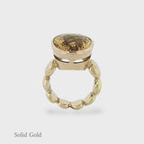 Adara Cocktail Ring - Citrine - Solid Gold