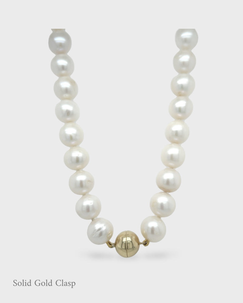 Blanca Freshwater Pearl Necklace - 18ct Solid Gold