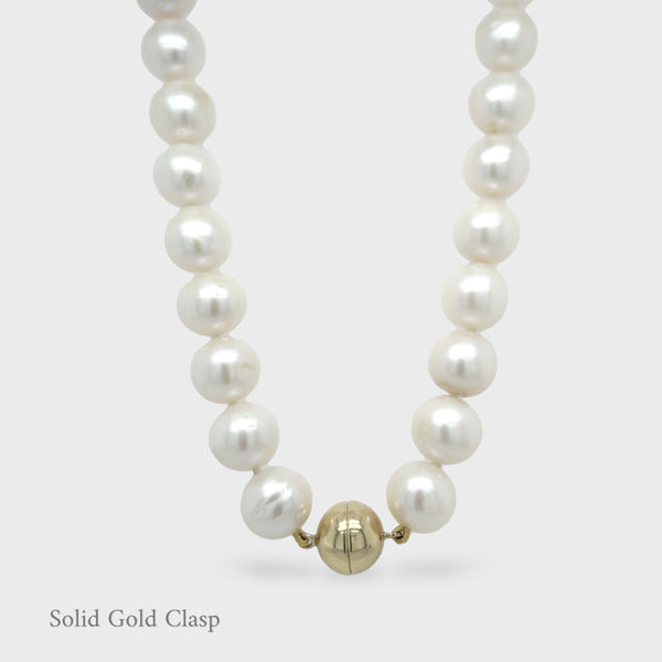 Blanca Freshwater Pearl Necklace - 18ct Solid Gold