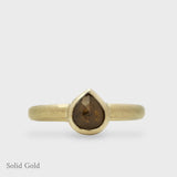 Emilia Ring - Honey Diamond - Solid Gold