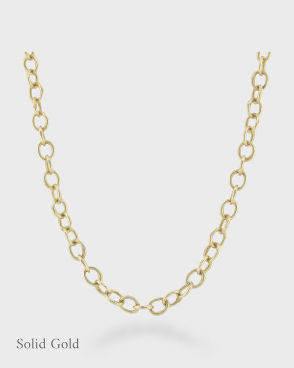 Florentine Handmade Chain - 18ct Solid Gold