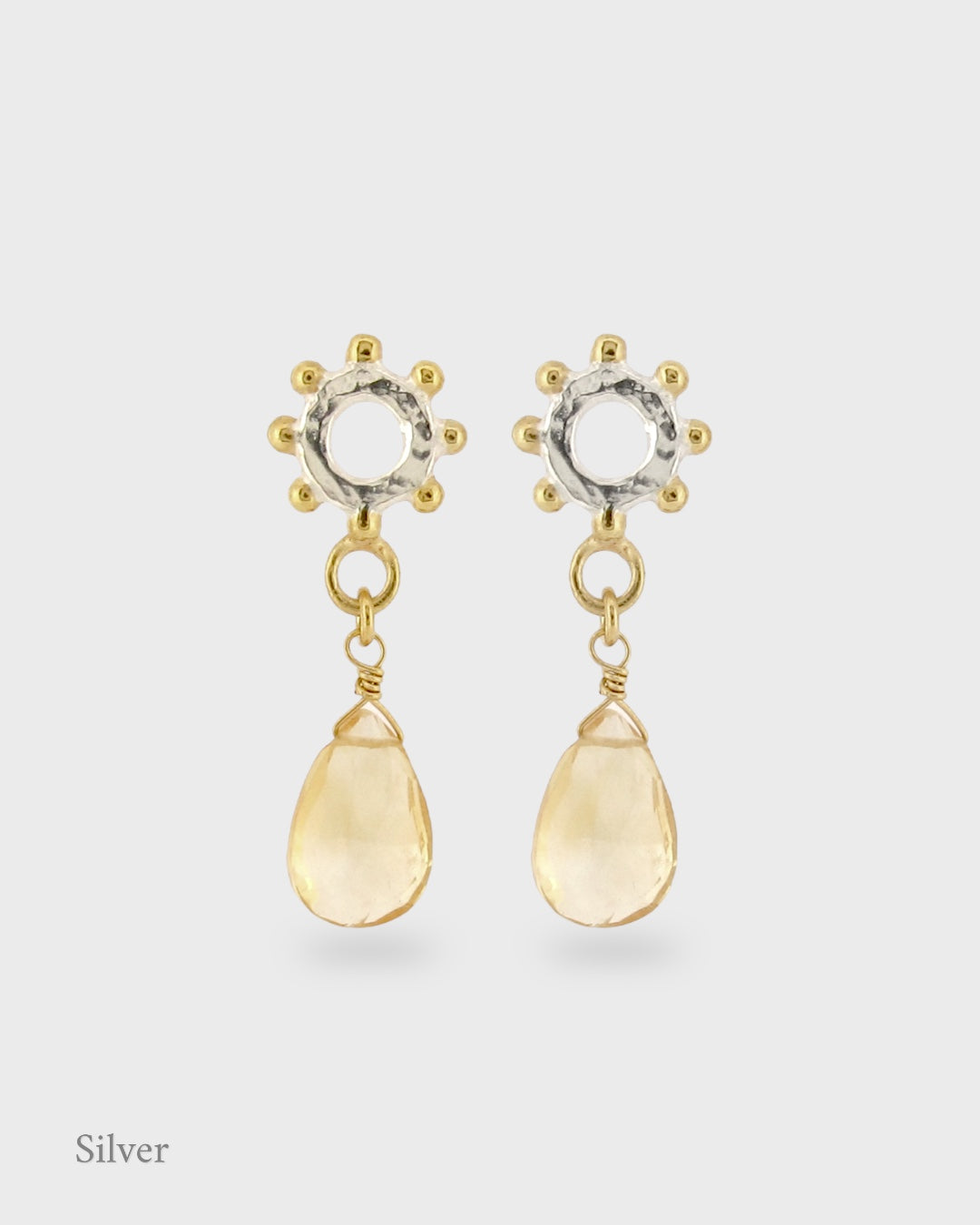 The Jo Good Casia Drop Earrings - Citrine