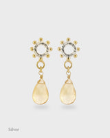 The Jo Good Casia Drop Earrings - Citrine