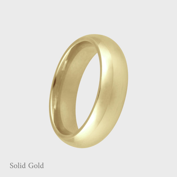 Keepsake Ring - 3.5 mm Wide - Solid Gold