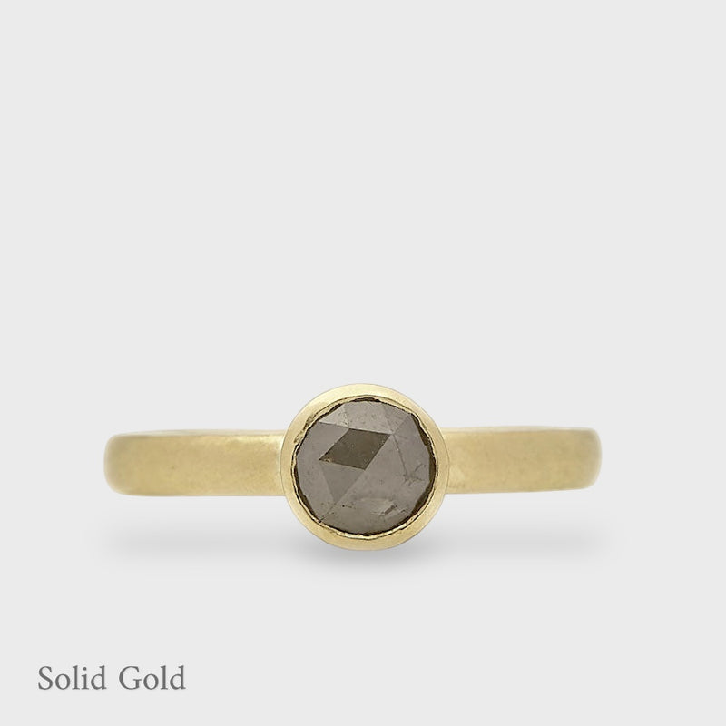 Lana Ring - Grey Diamond - Solid Gold