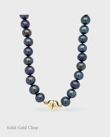 Nightfall Freshwater Pearl Necklace - 18ct Solid Gold