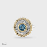 Oriel Ring - Blue Topaz