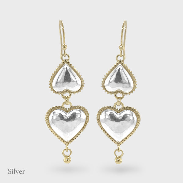 Reverie Heart Earring Drops