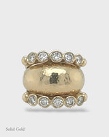 Sabine & Majestic Anela - Ring Stack - Diamonds - Solid Gold
