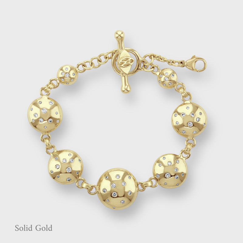 Selene Diamond Bracelet - 14ct Solid Gold