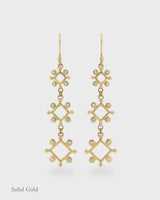 Simonetta Earrings - 18ct Solid Gold & Diamonds - Simonetta's Jewels Reimagined