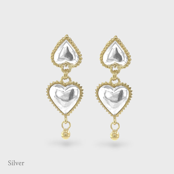 Small Reverie Heart Earring Drops