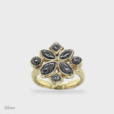 Tami Ring - Black & Gold Vermeil