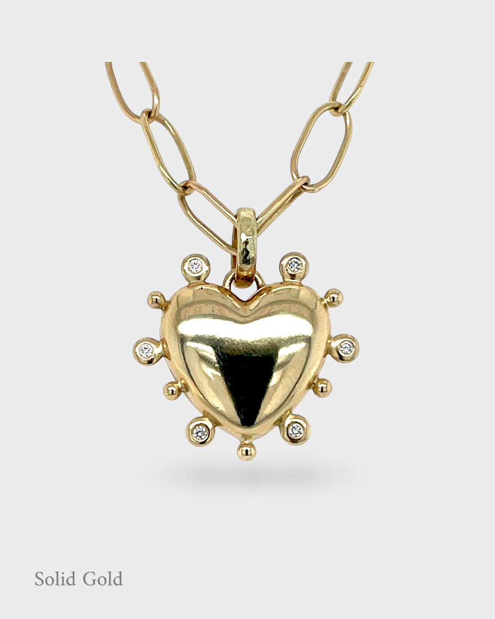 Valentina - Florentine Heart Locket - Solid Gold – Ana Verdun London