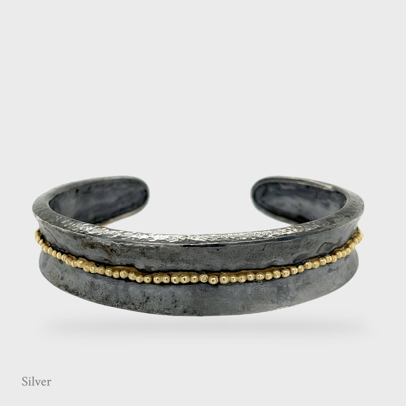 Venus Bracelet - Black & Gold Vermeil