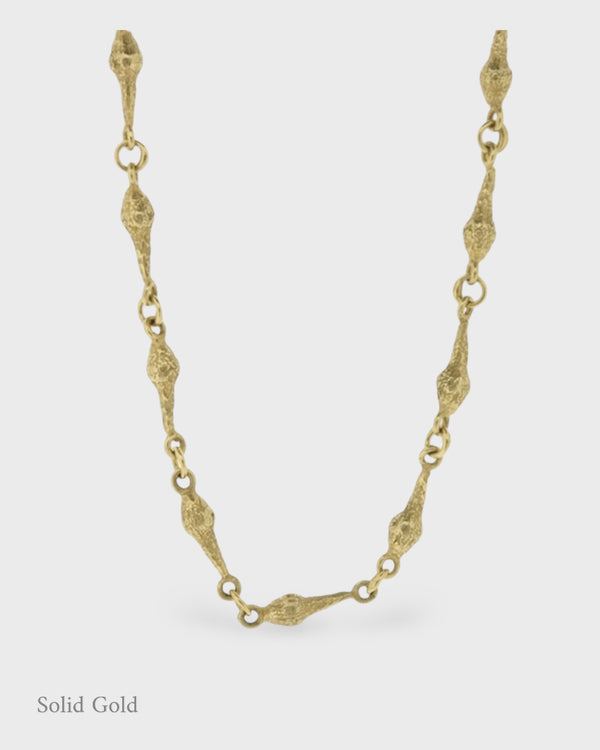 Zera Chain Necklace - Solid Gold