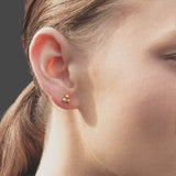 Trinity Stud Earrings - Gold