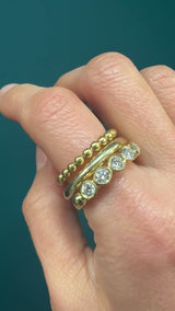 Anela Majestic Ring -  Diamonds - Solid Gold