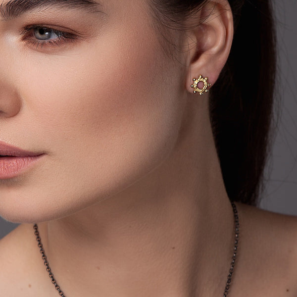 Casia Stud Earrings - Gold