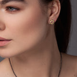 Casia Stud Earrings - Silver