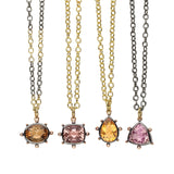 Daphne Pendant - Ametrine & Diamonds - Simonetta's Jewels Reimagined
