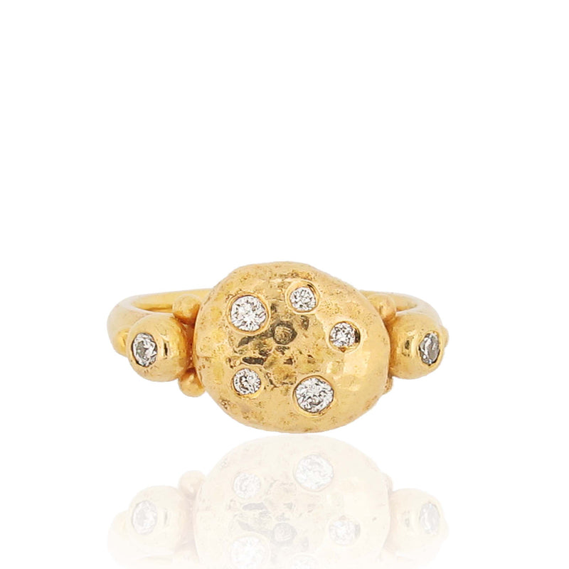 Anya Ring - 9ct Gold & Diamonds
