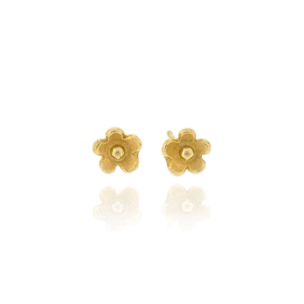 Marguerite Stud Earrings - Gold