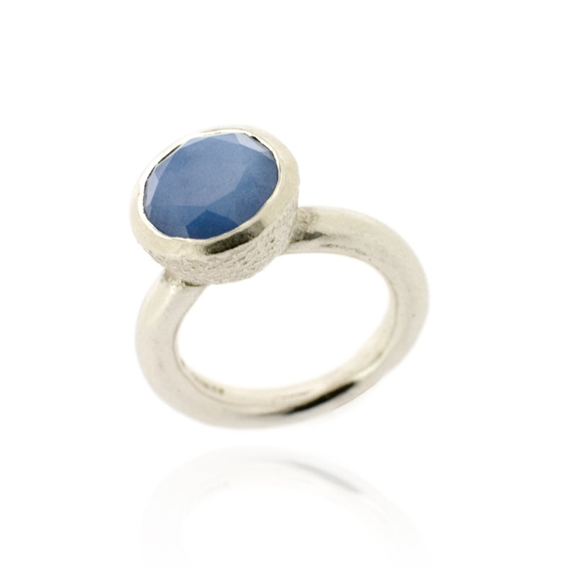 Behrianna Cocktail Ring - Lavender Chalcedony - Silver