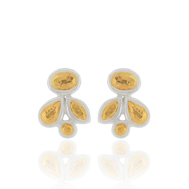 Bao - Stud Earrings - Silver