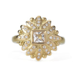 Bella Ring - Diamonds & Sapphire - Solid Gold