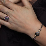 Eleanor Bracelet - Pink Sapphires & Aquamarines