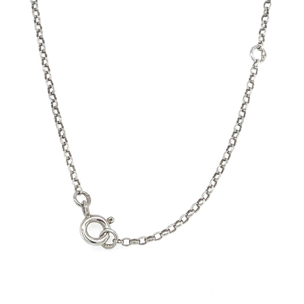Extra Fine Belcher Chain - 16"/18" (40-45cm) - Silver