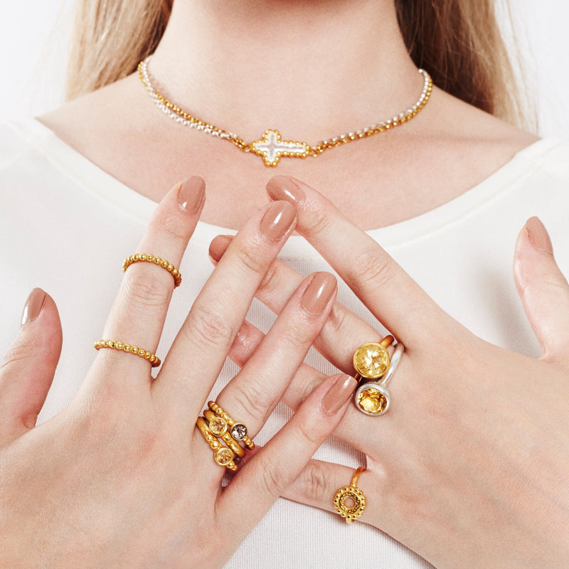 Thalia Ring - Peridot - Gold