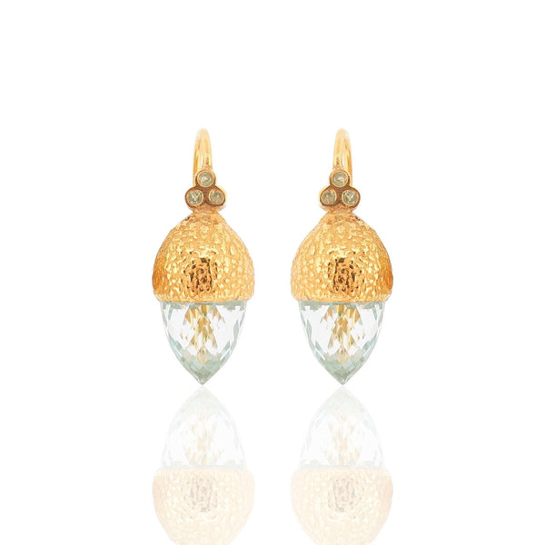 Sienna - Earrings - Blue Topaz