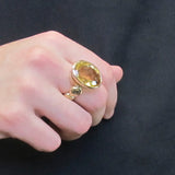 Adara Cocktail Ring - Citrine - 9ct Gold