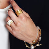 Zarek Ring - Gold & Silver