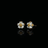 Mini Ophelia Stud Earrings - Citrine