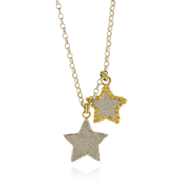 Astra & Hespe Stars Pendant - Silver