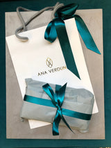 Alma Stud Earrings - Blue Topaz & Peridots