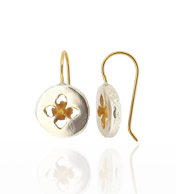 Fleur D'Stella Earrings - Silver